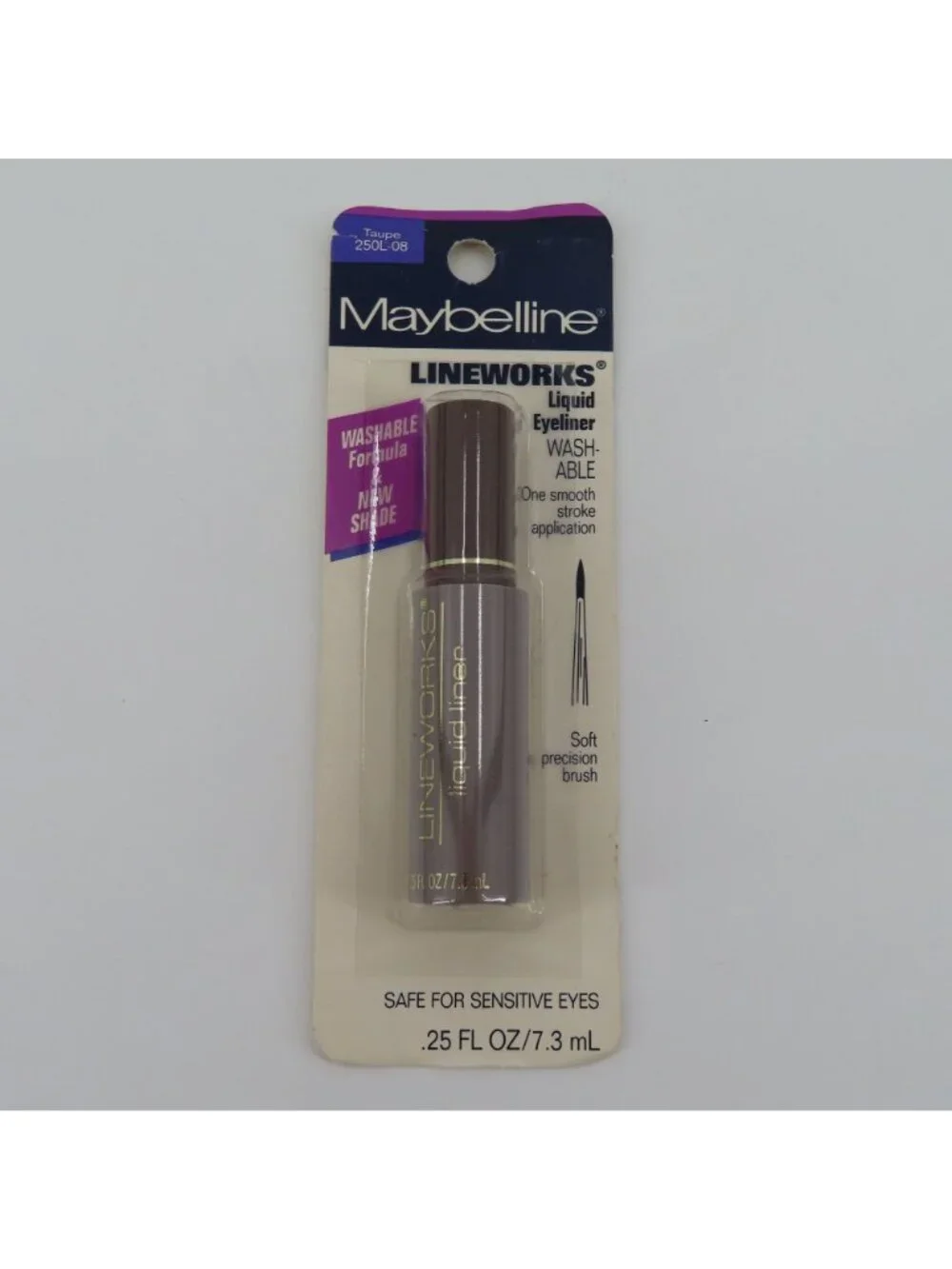 Maybelline Lineworks Taupe 250L-08 Liquid Eyeliner .25oz 041554634921 NEW Sealed